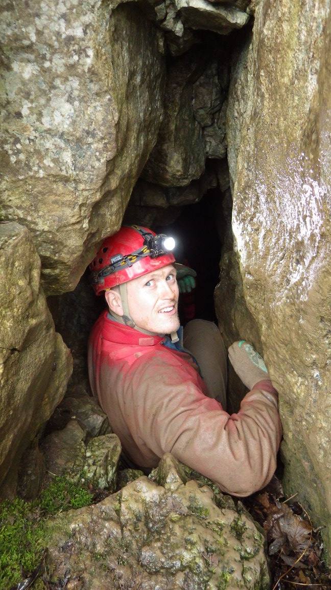 Peak District/Sheffield caving club in Stoney Middleton