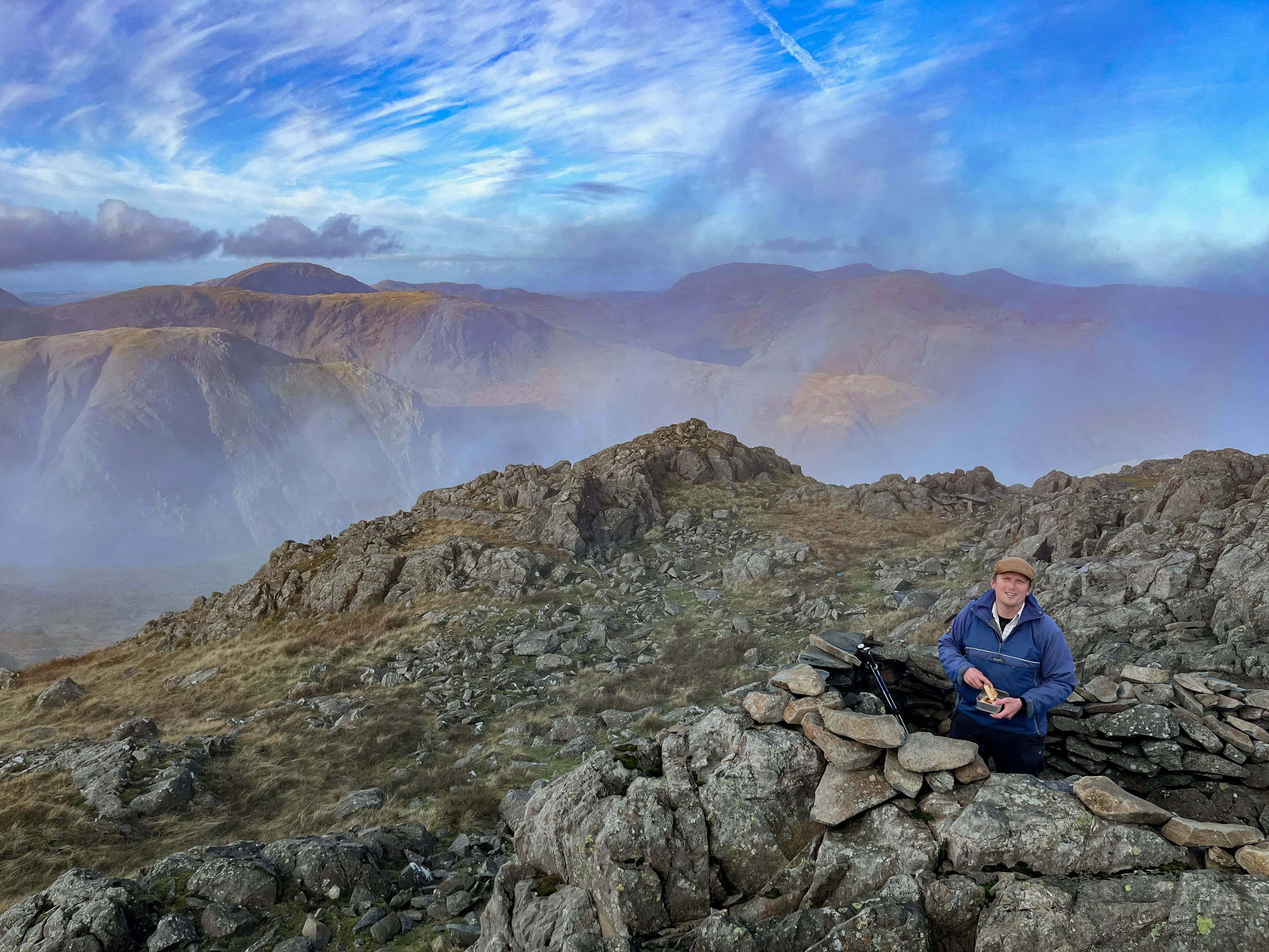 Peak District/Sheffield hill-walking club on Glaramara, Lake District